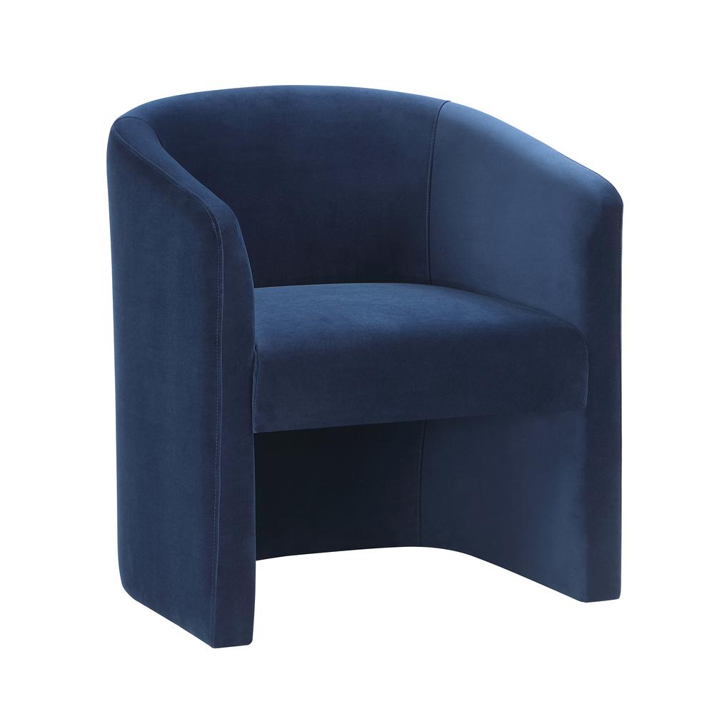 Iris Upholstered Dining/Accent Ch Indigo. Picture 1