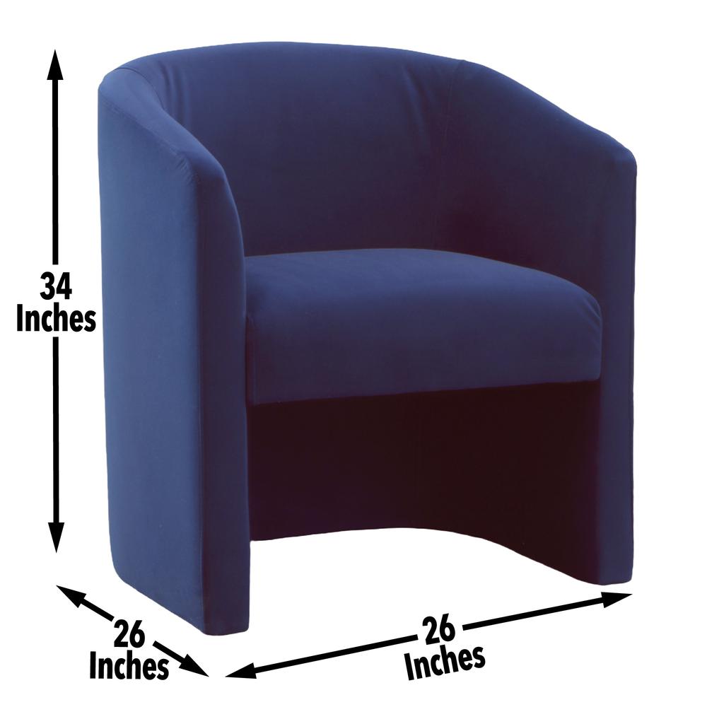 Iris Upholstered Dining/Accent Ch Indigo. Picture 7