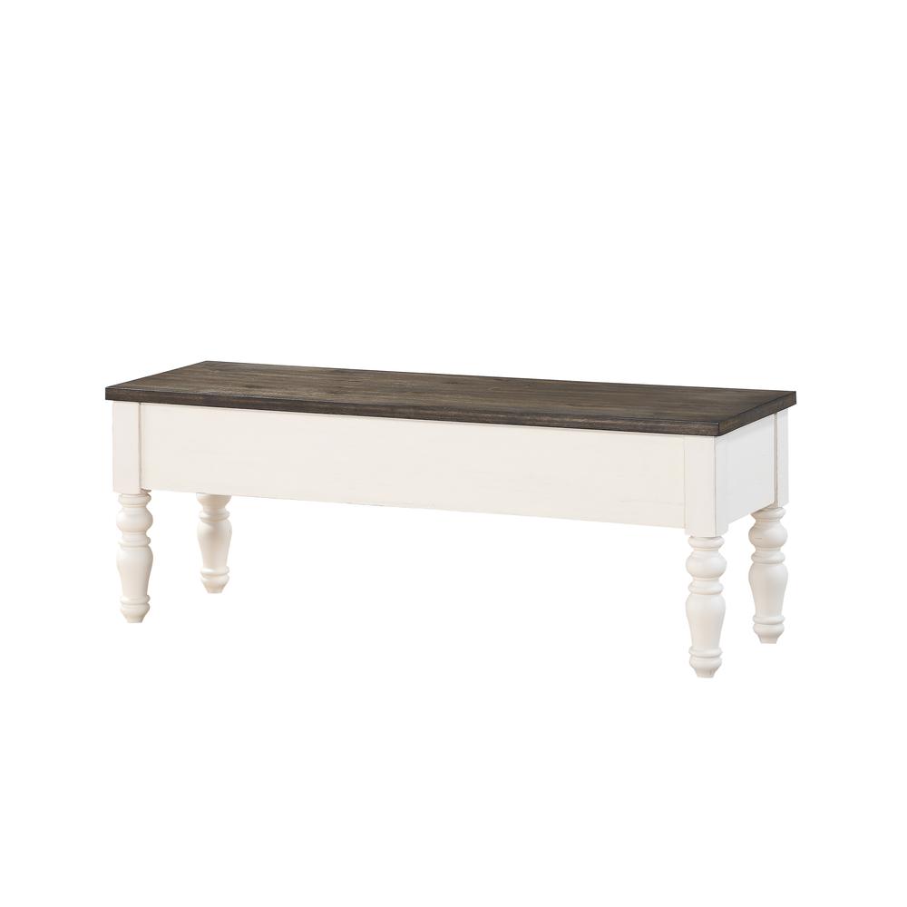 Joanna Two Tone Dining Table. Picture 10