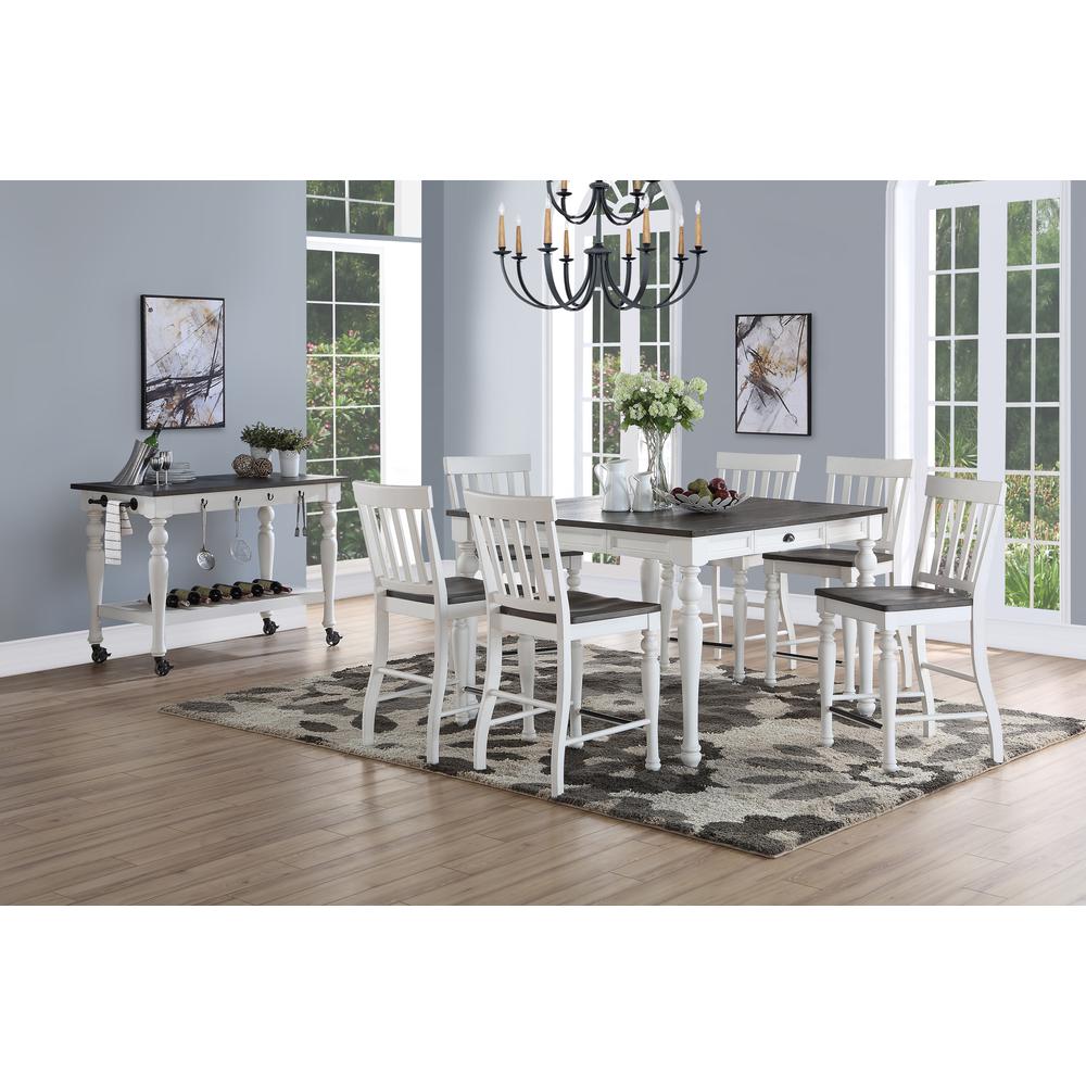 Joanna Two Tone Counter Height Dining Set 7pc. Picture 2