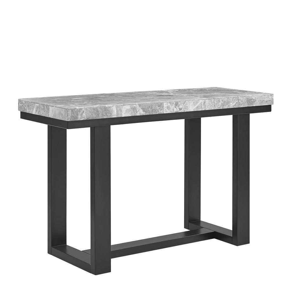 Lucca Gray Marble Sofa Table. Picture 3