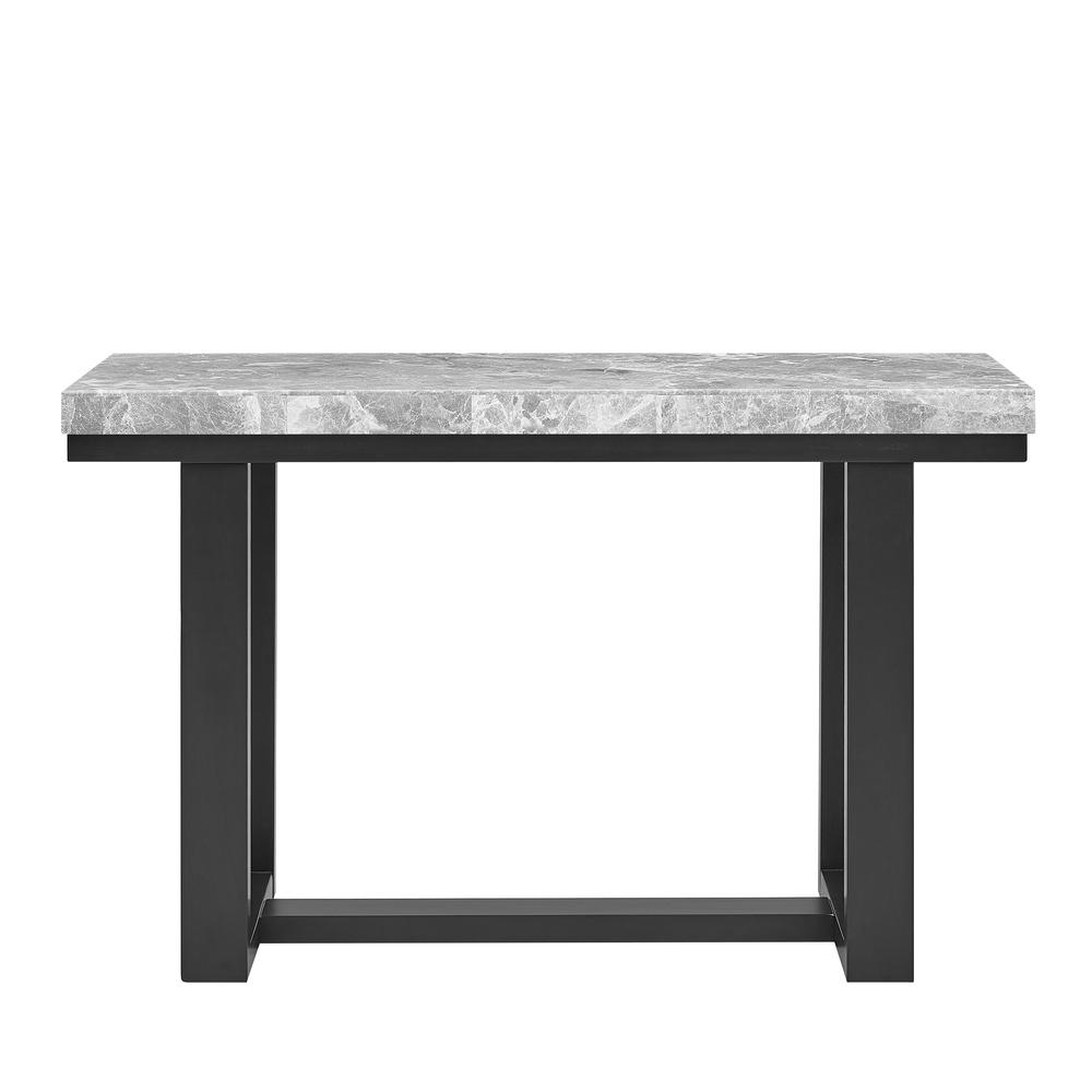 Lucca Gray Marble Sofa Table. Picture 4