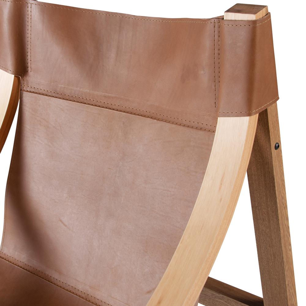 Lima Natural Leather Sling Chair. Picture 5