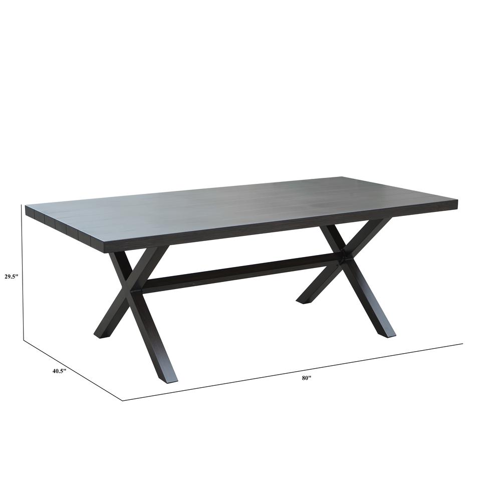 Marina Rectangle Patio Table. Picture 9