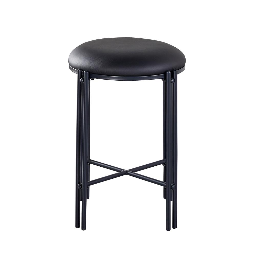 Morgan Backless Round Counter Stool - set of 2. Picture 4