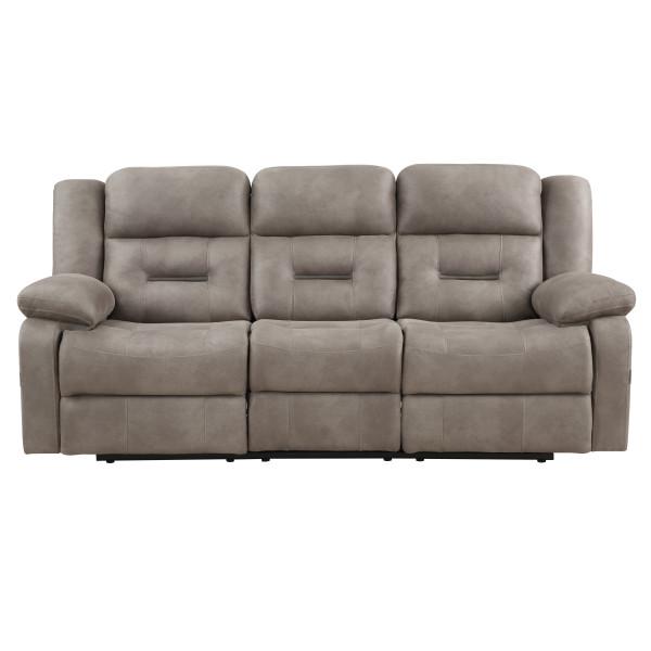 Abilene Tan Manual Sofa. Picture 1