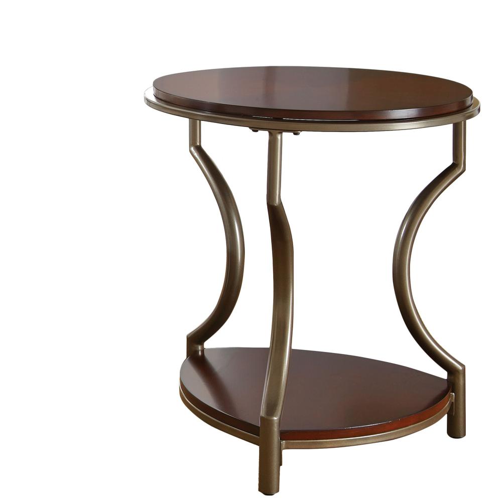 Miles Round End Table. Picture 3