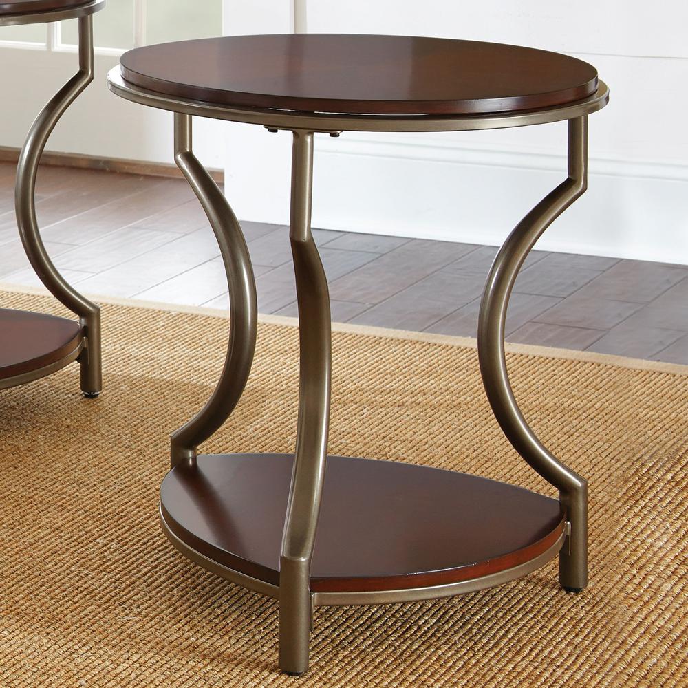 Miles Round End Table. Picture 4