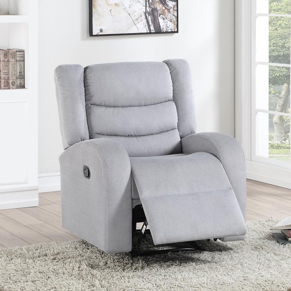 Gray Recliner, Gray. The main picture.