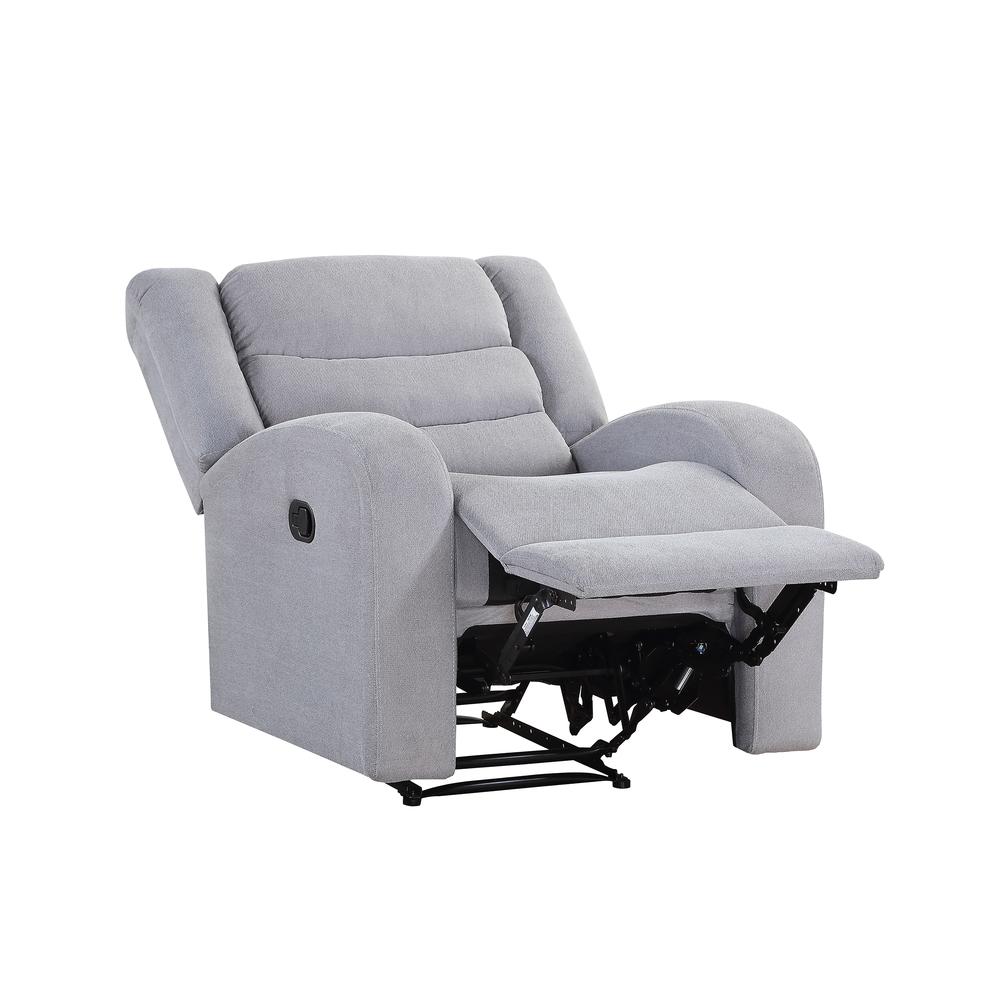 Gray Recliner, Gray. Picture 4