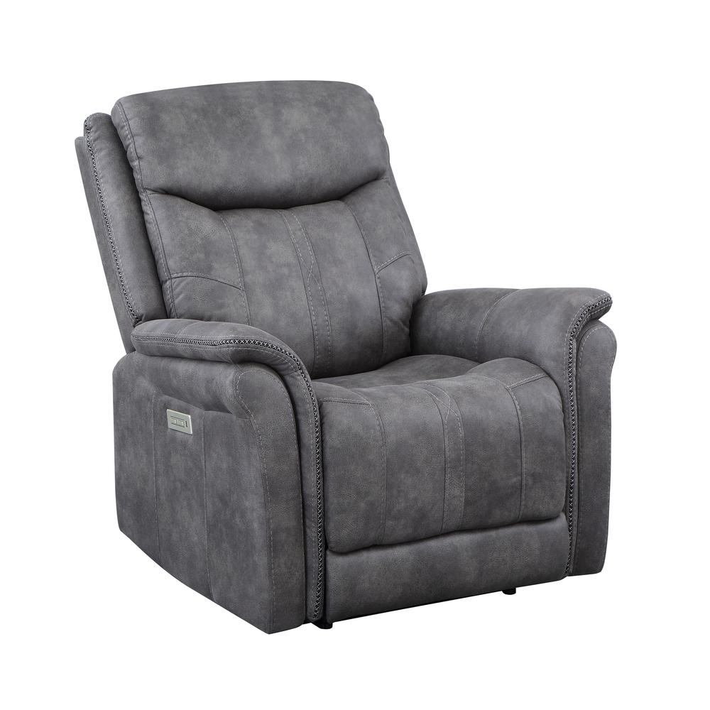 Morrison Power Recliner Stone. Picture 4