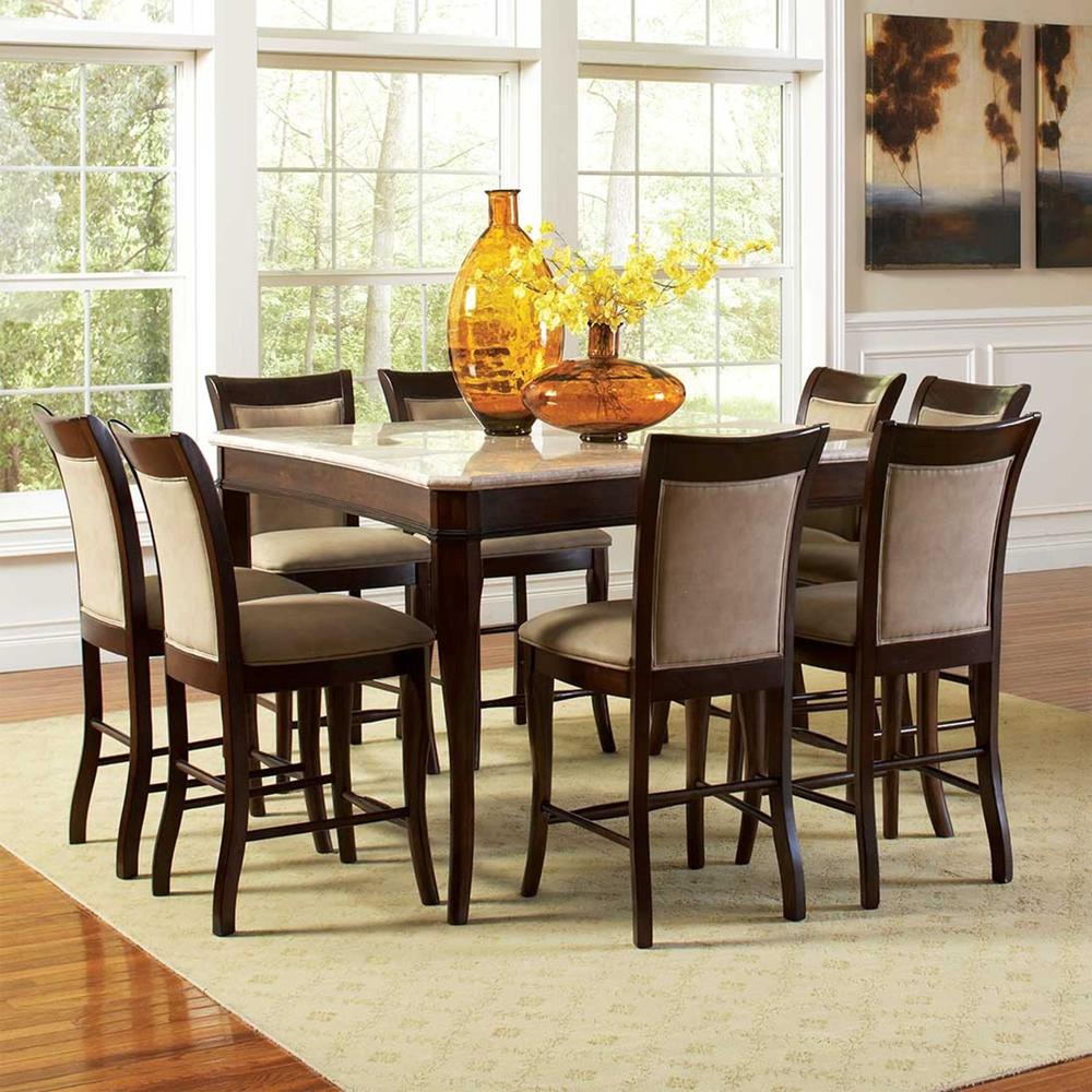 Marseille 9 Pc Counter Height Dining Set. Picture 1