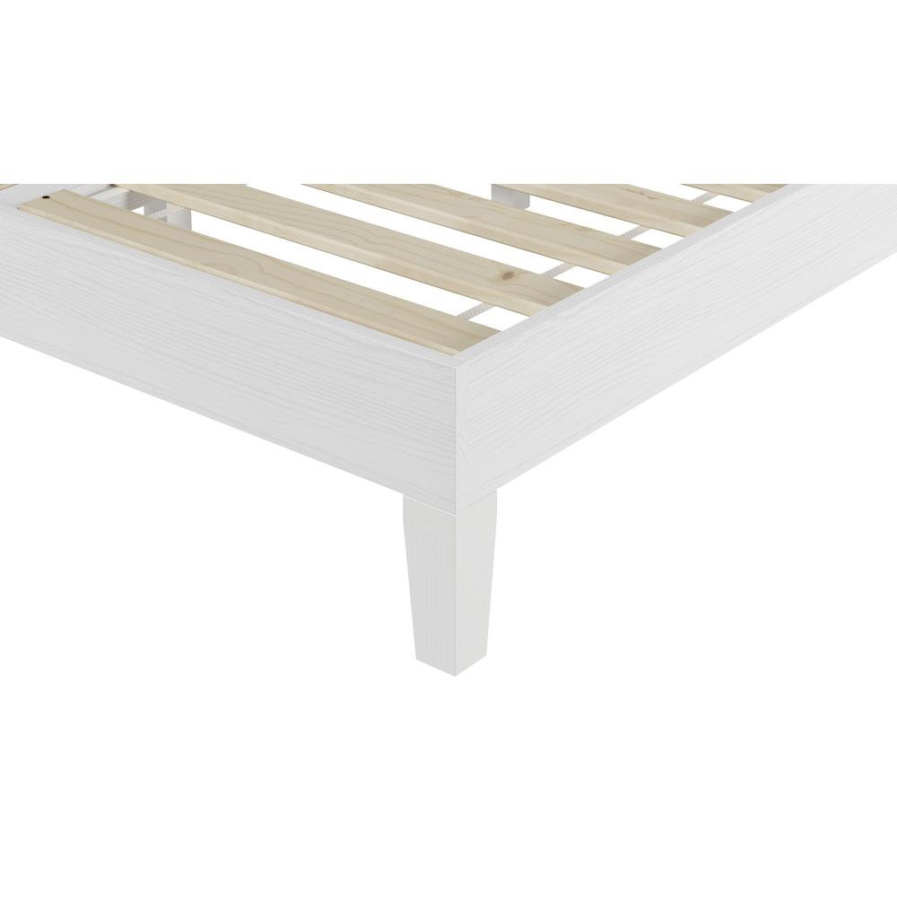 Nix Full Platform Bed White. Picture 4