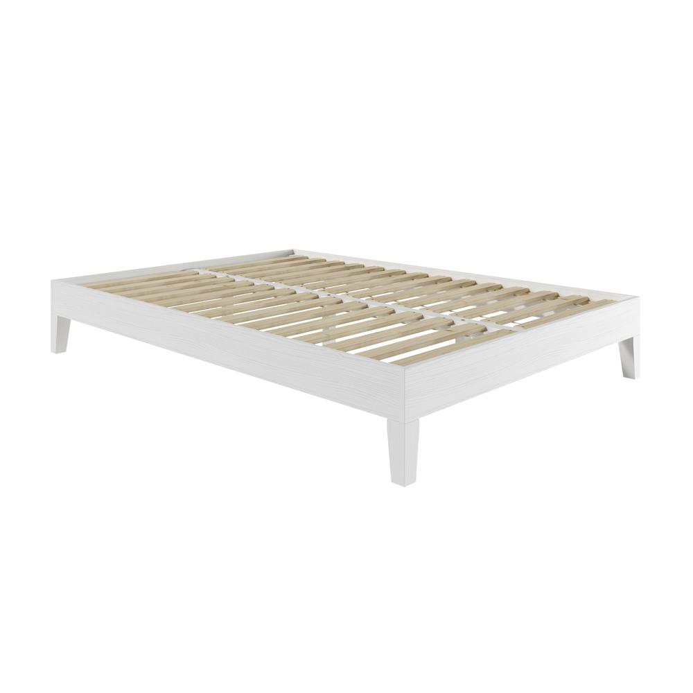 Nix Full Platform Bed White. Picture 10