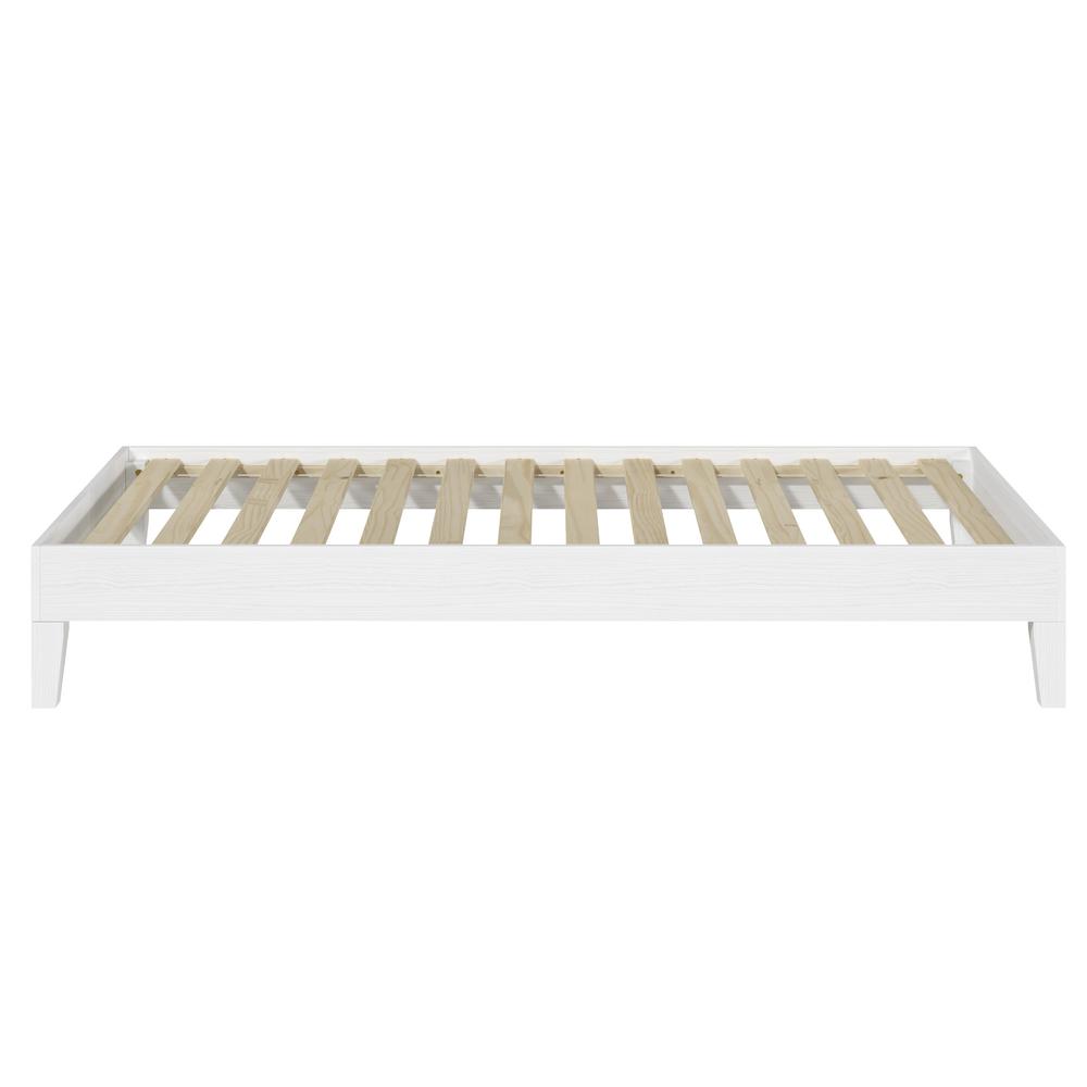 Nix Twin Platform Bed White. Picture 16