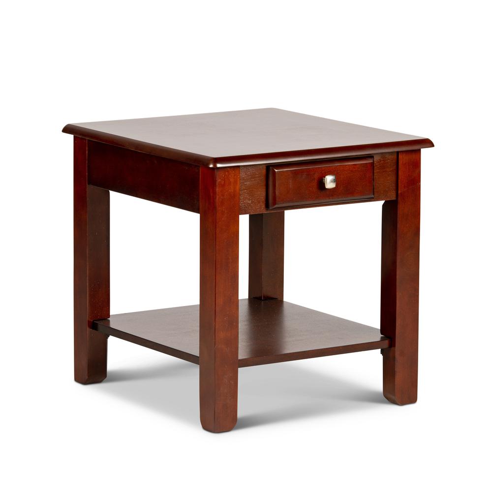 End Table, Cherry, Merlot Cherry finish. Picture 1