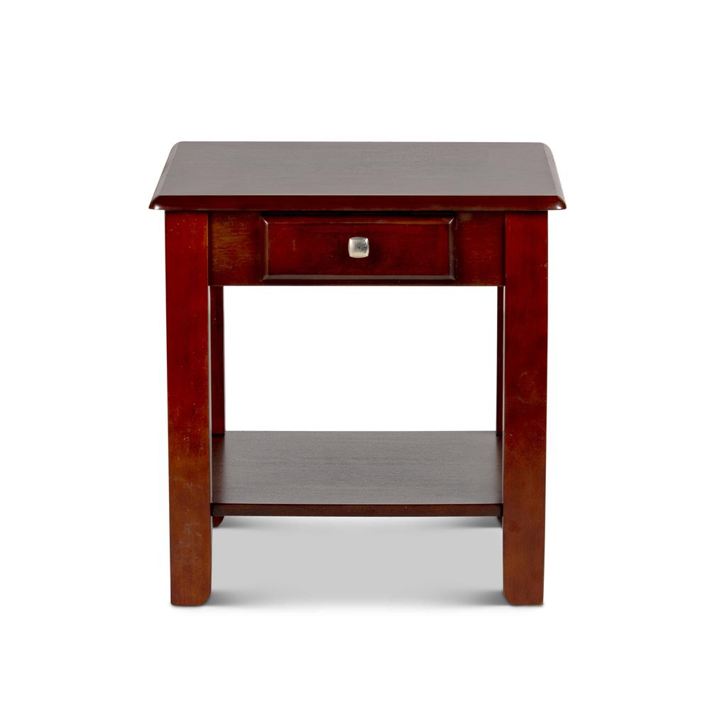 End Table, Cherry, Merlot Cherry finish. Picture 2