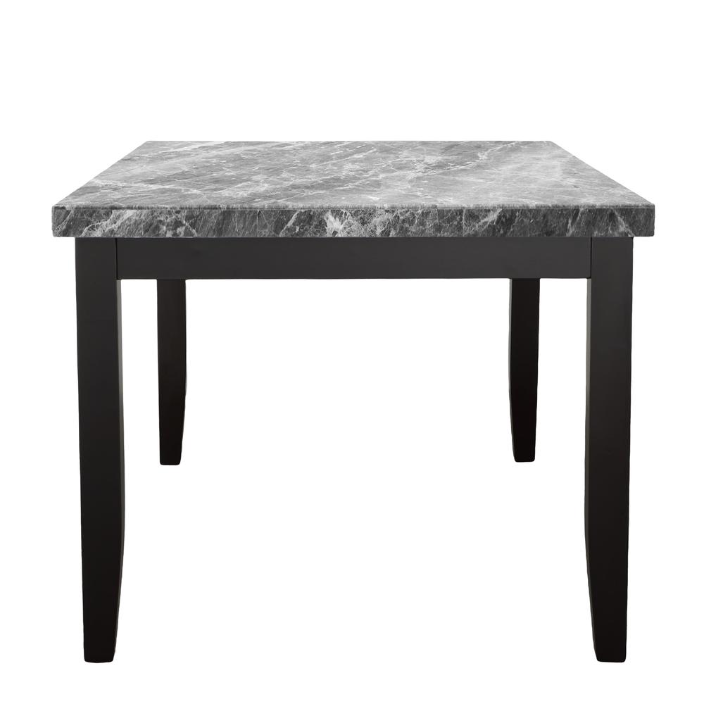 Napoli Gray Marble Top Dining. Picture 5