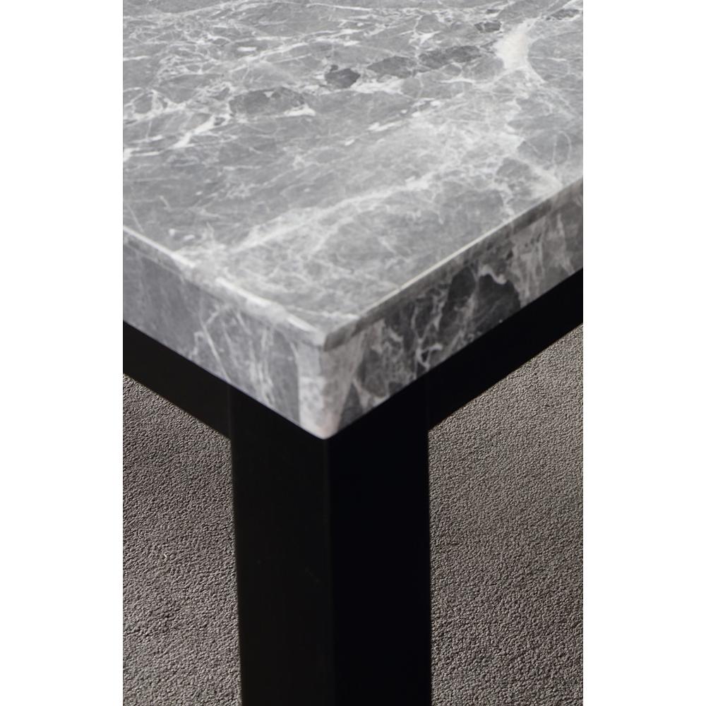 Napoli Gray Marble Top Dining. Picture 7
