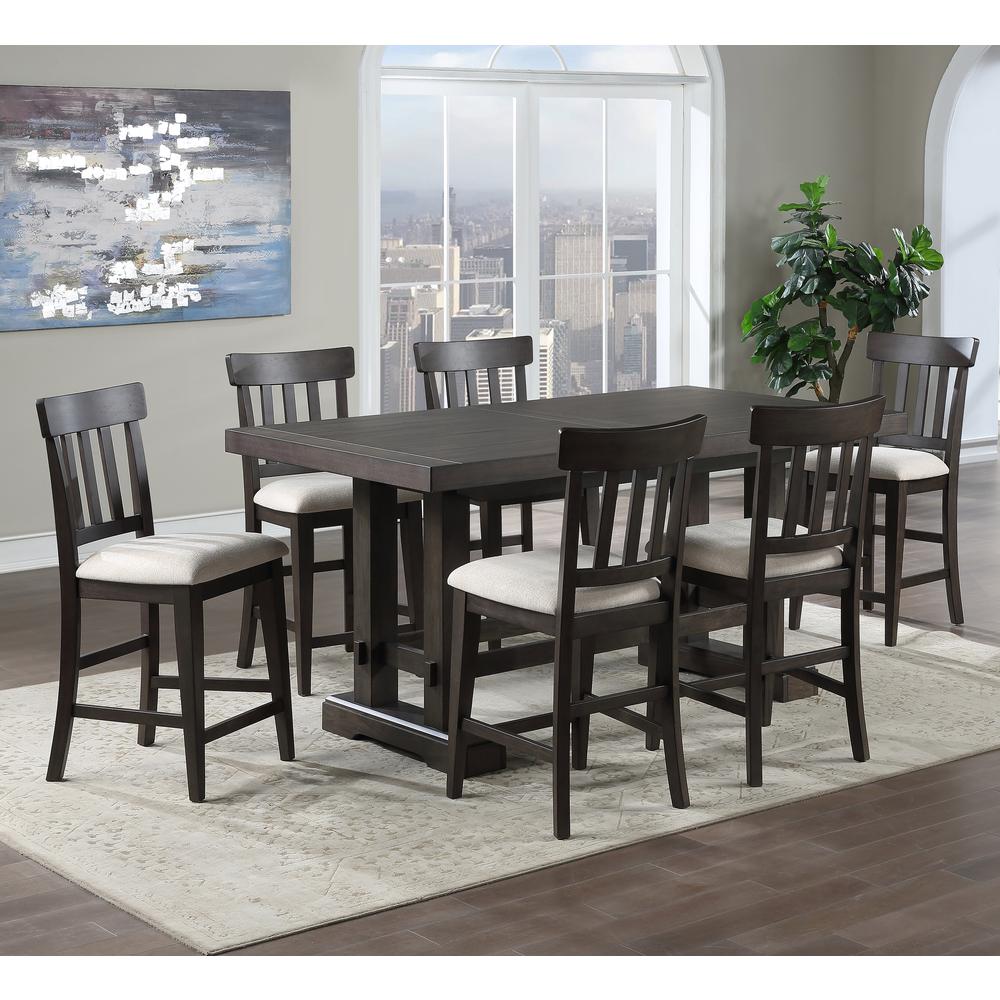 Napa 7pc Counter Height Dining Set. Picture 4