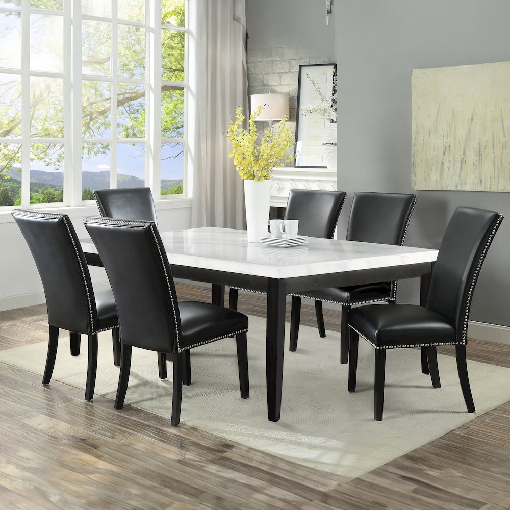 Francis 7pc Rectangle Dining Set. Picture 4