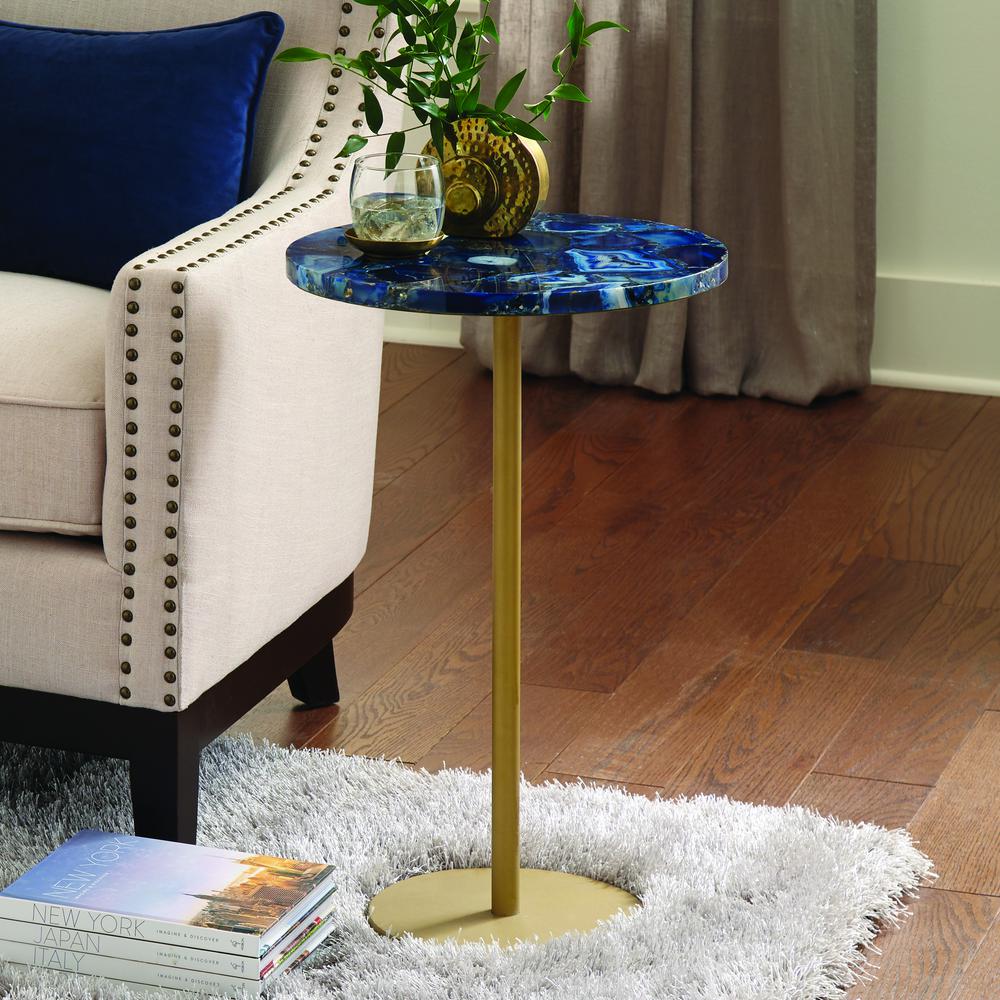 Oceana Round Chairside End Table. Picture 2
