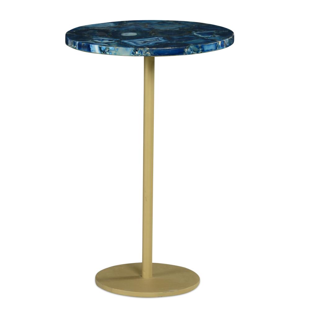 Oceana Round Chairside End Table. Picture 1