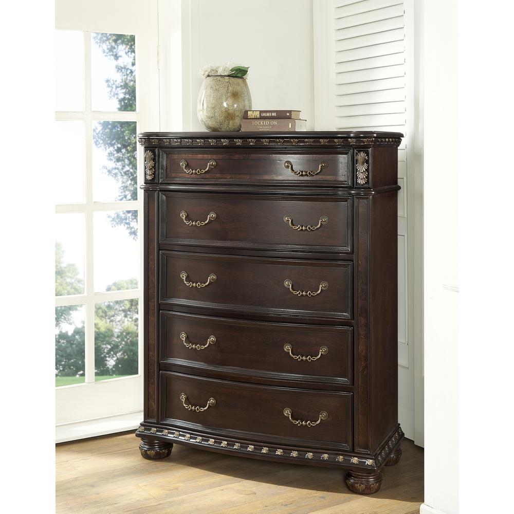 Monte Carlo 5-drawer Lift Top Chest. The main picture.