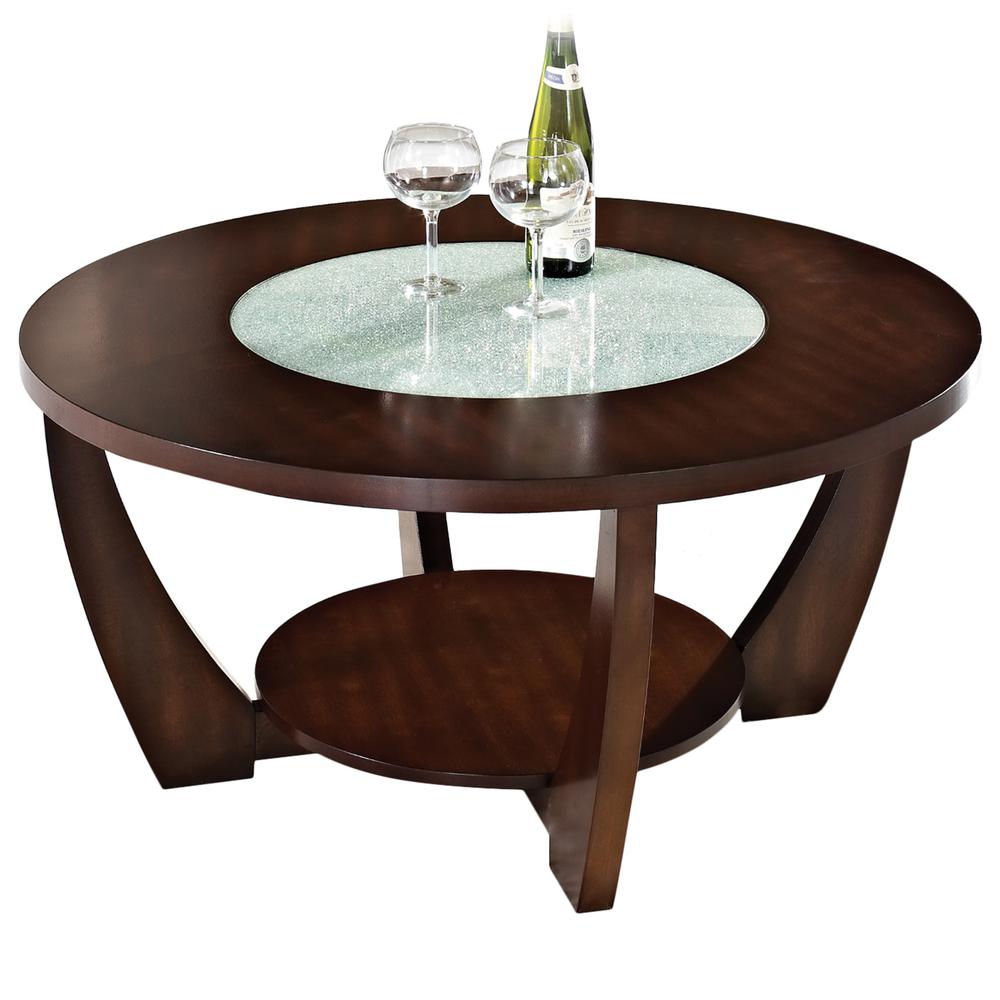 Cocktail Table w/Casters, Merlot Cherry finish. Picture 4