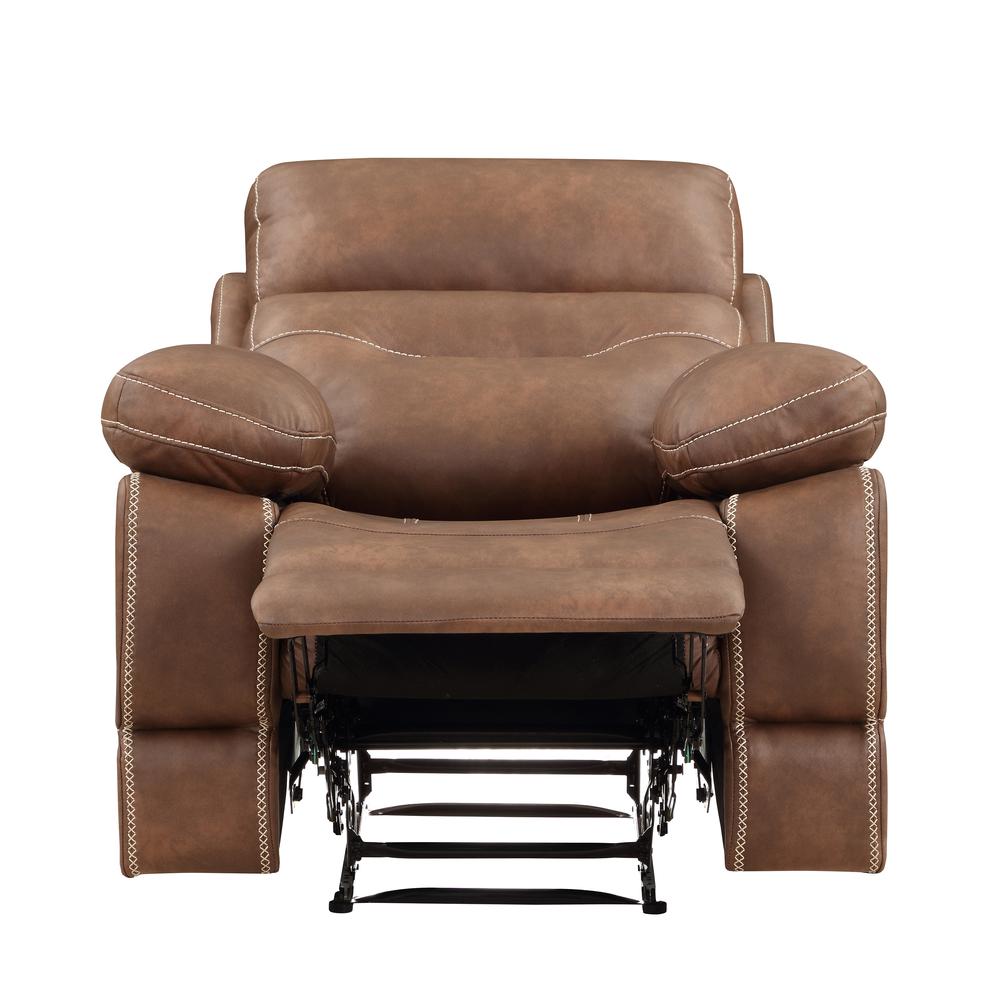 Rudger Manual Recliner Chair Brown. Picture 5