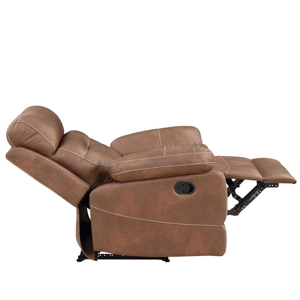 Rudger Manual Recliner Chair Brown. Picture 9