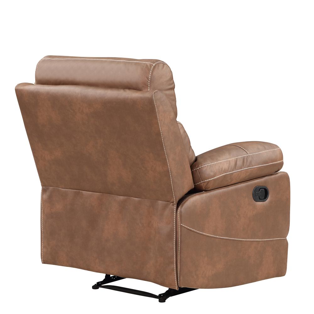 Rudger Manual Recliner Chair Brown. Picture 10
