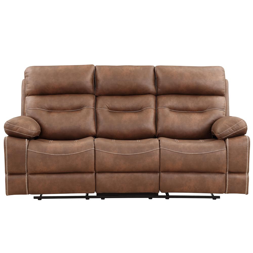 Rudger Manual Motion Sofa Brown. Picture 5