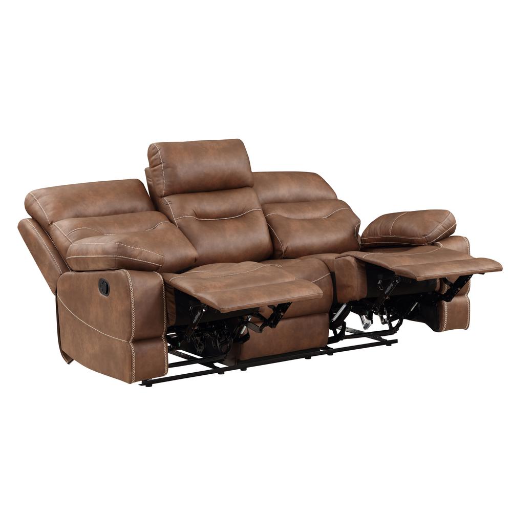 Rudger Manual Motion Sofa Brown. Picture 8