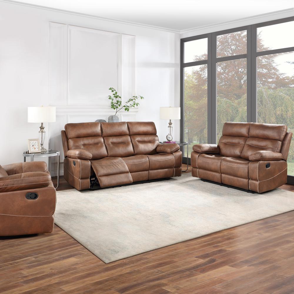 Rudger Brown 3PC Upholstery Set. Picture 2