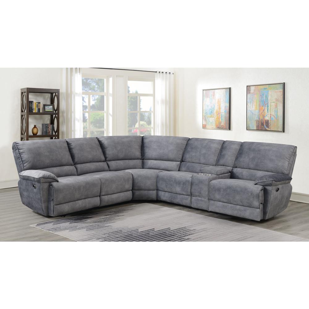 Simone Power Reclining Sectional. Picture 1