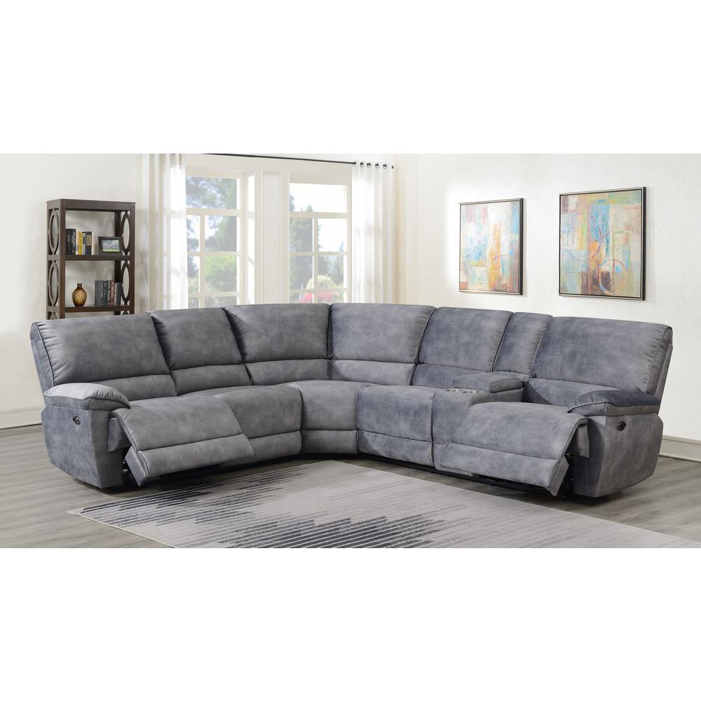 Simone Power Reclining Sectional. Picture 3