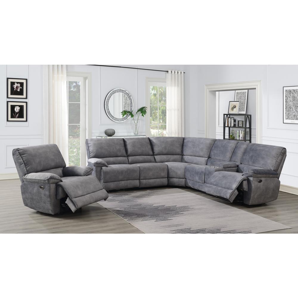 Simone Power Reclining Sectional. Picture 9