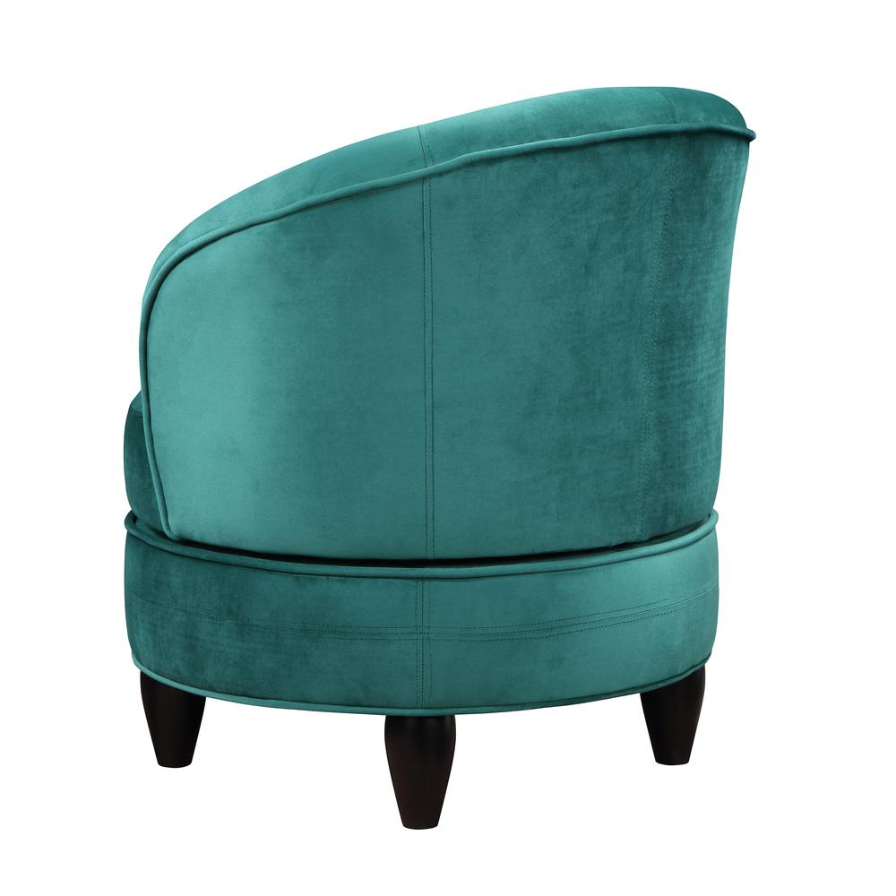Sophia Swivel Accent Chair Green Velvet. Picture 6