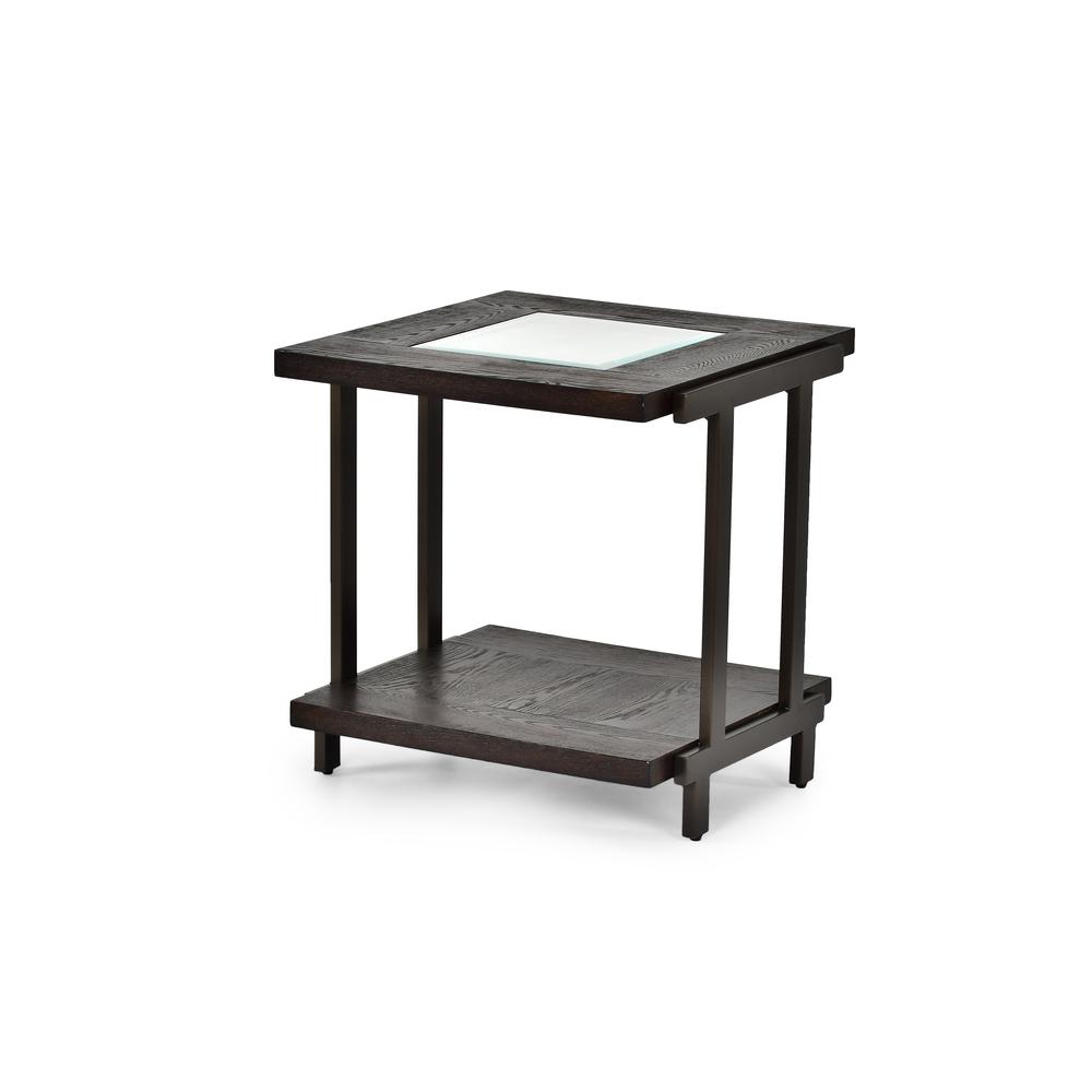 Terrell End Table - Smoky Brown. Picture 1