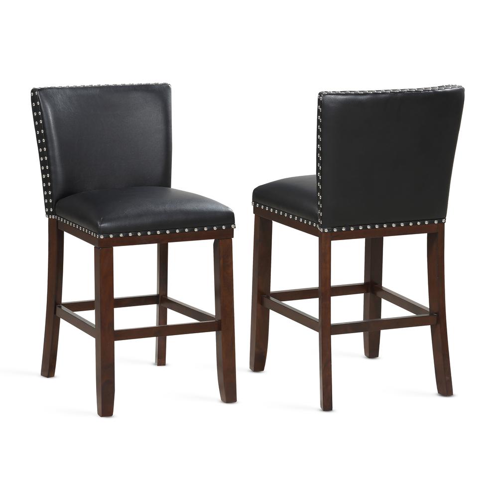 Tiffany Black KD Counter Stool - set of 2. Picture 1