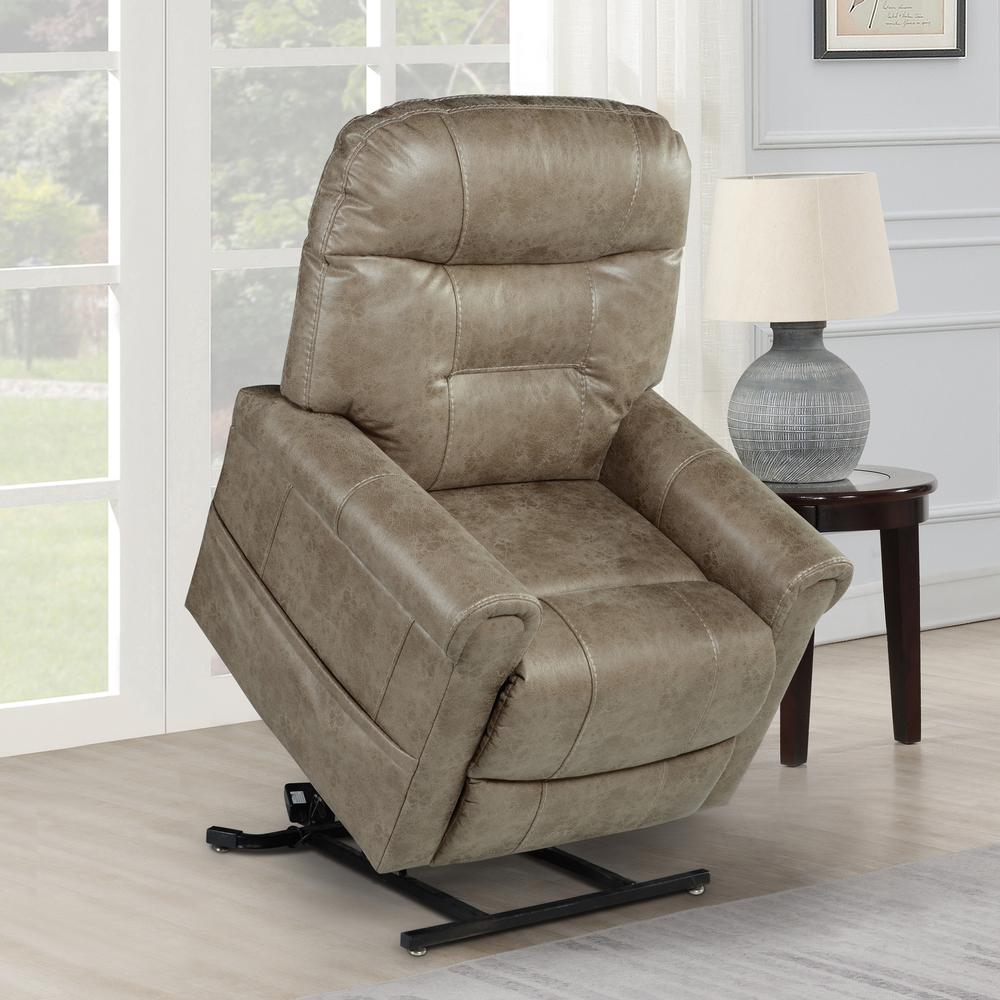 Ottawa Power Lift Chair/Heat/Massage - Mushroom. Picture 2
