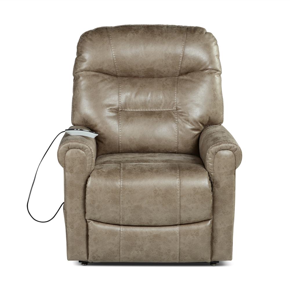 Ottawa Power Lift Chair/Heat/Massage - Mushroom. Picture 5