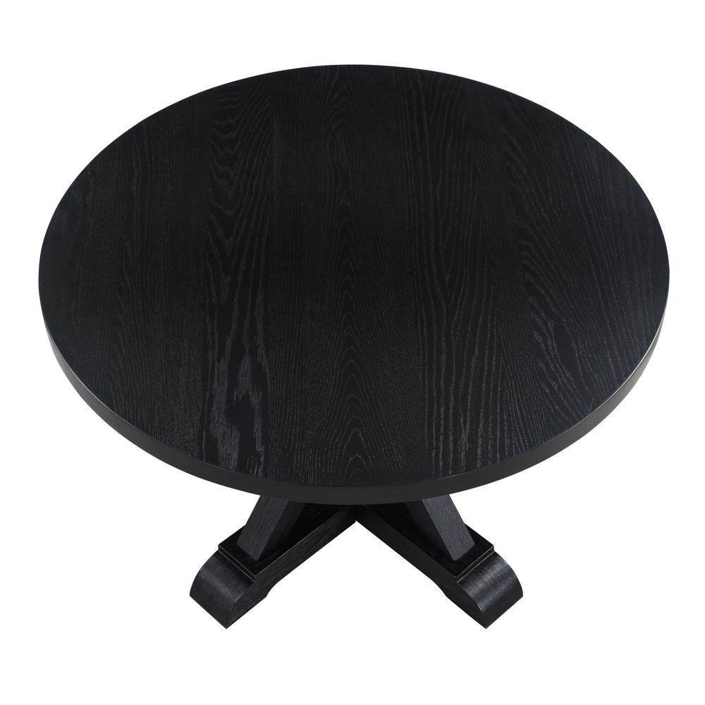 Molly Round Dining Table Black. Picture 2