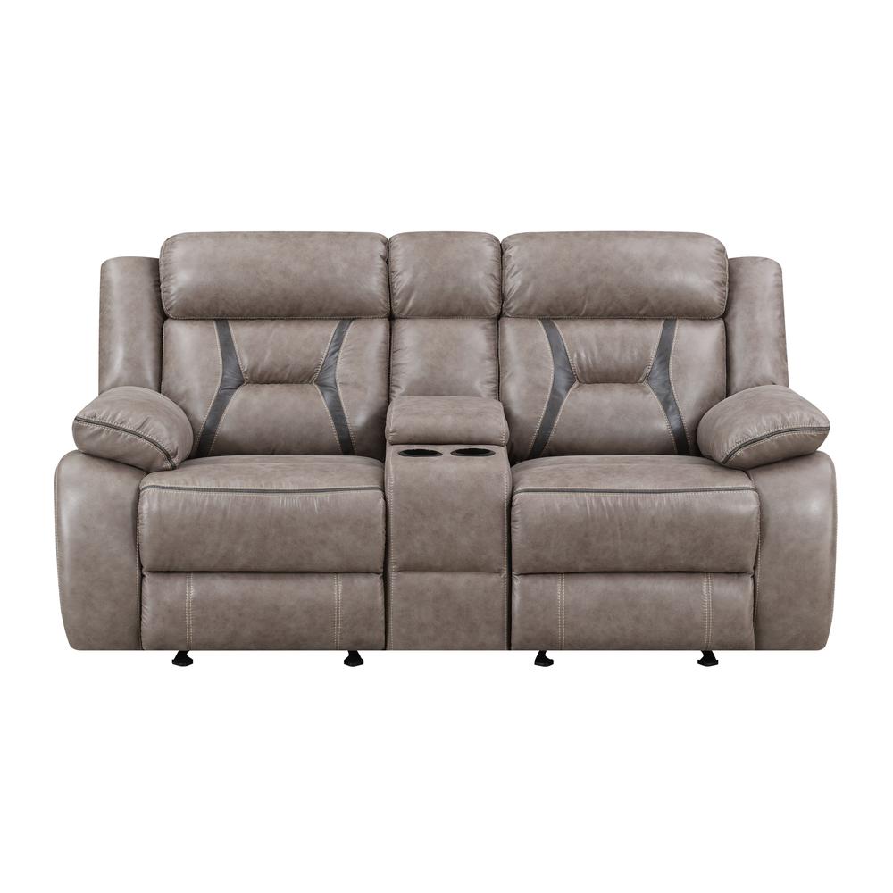 Tyson Reclining Glider Console Loveseat. Picture 4