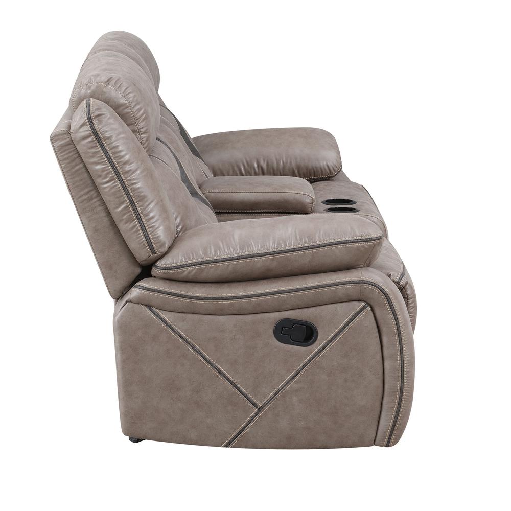 Tyson Reclining Glider Console Loveseat. Picture 7