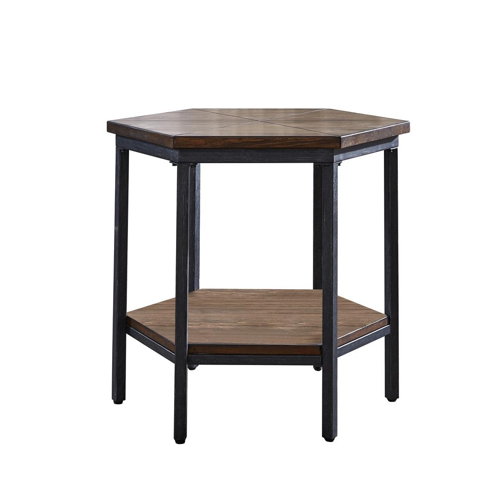 Ultimo Hexagon End Table. Picture 4