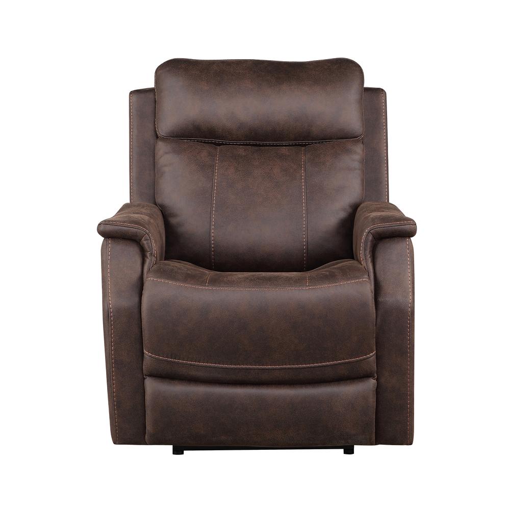 Valencia Dual Power Recliner - Walnut. Picture 6