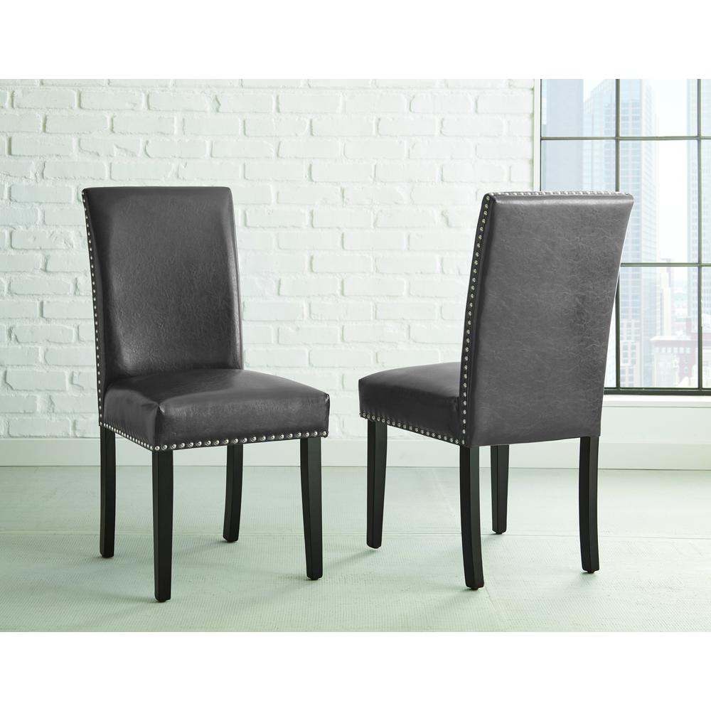 Verano Gray Side Chair - set of 2. Picture 1