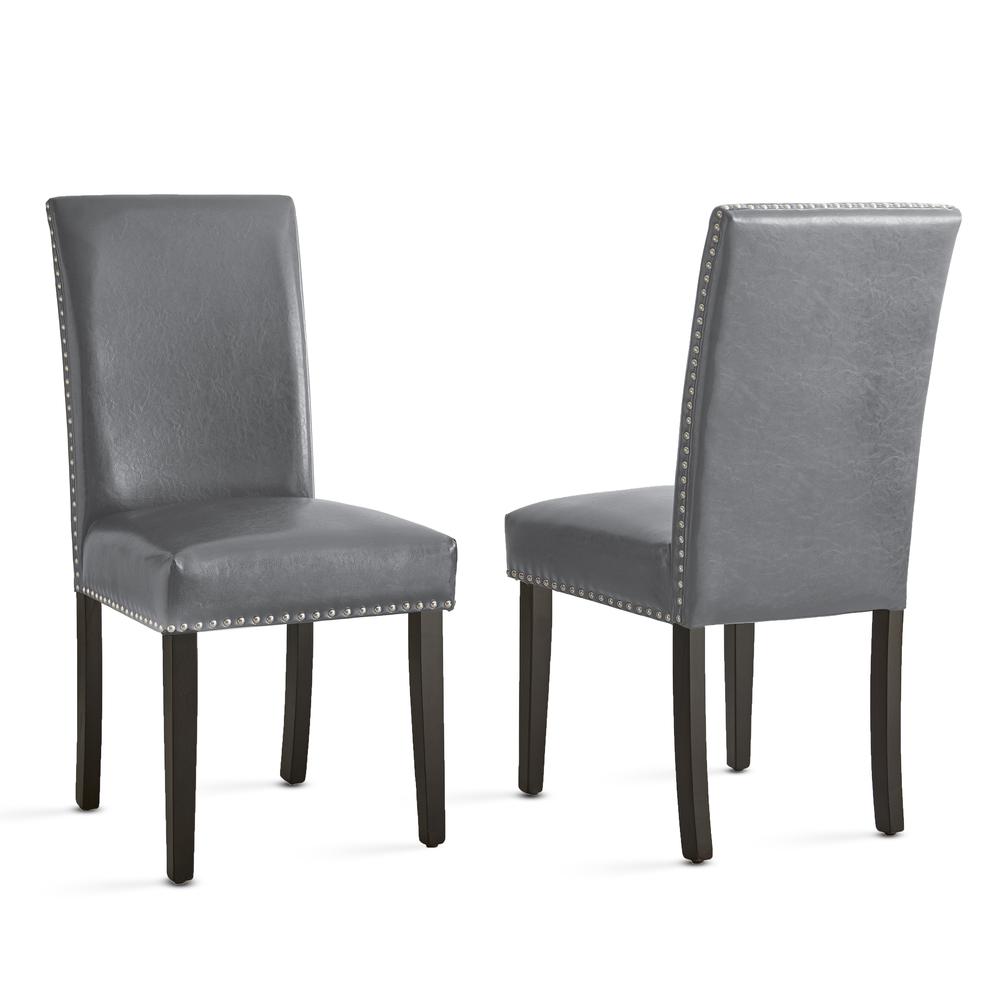 Verano Gray Side Chair - set of 2. Picture 4